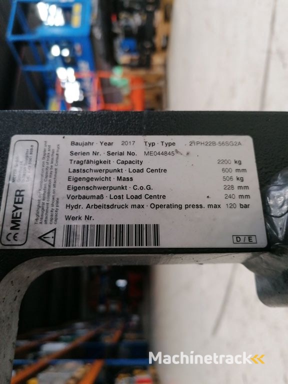 MEYER Dubbele vorkversteller