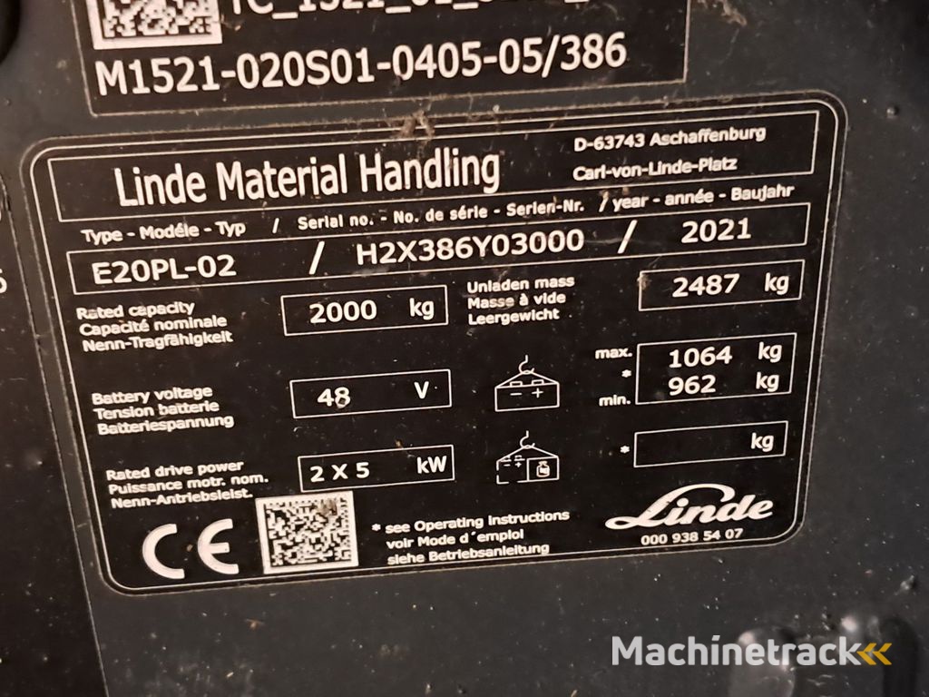 LINDE E20PL-02