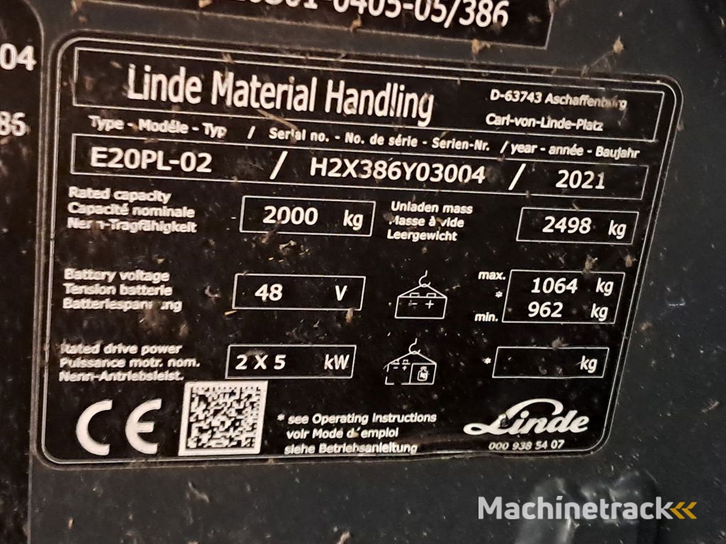 LINDE E20PL-02