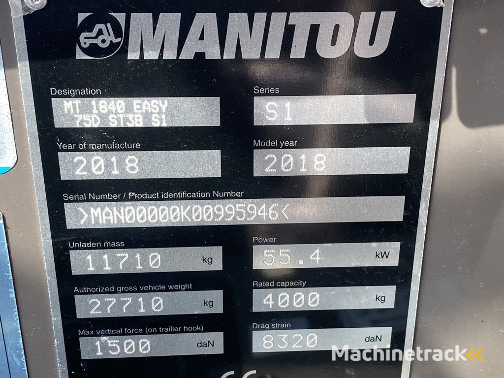 MANITOU MT1840 EASY 75D ST3B S1