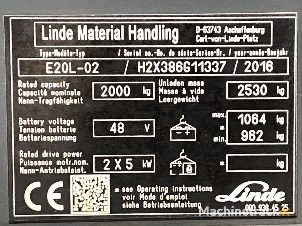 LINDE E20L