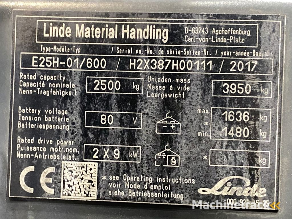 LINDE E25H-01/600