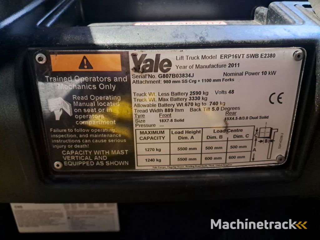 YALE ERP16VT