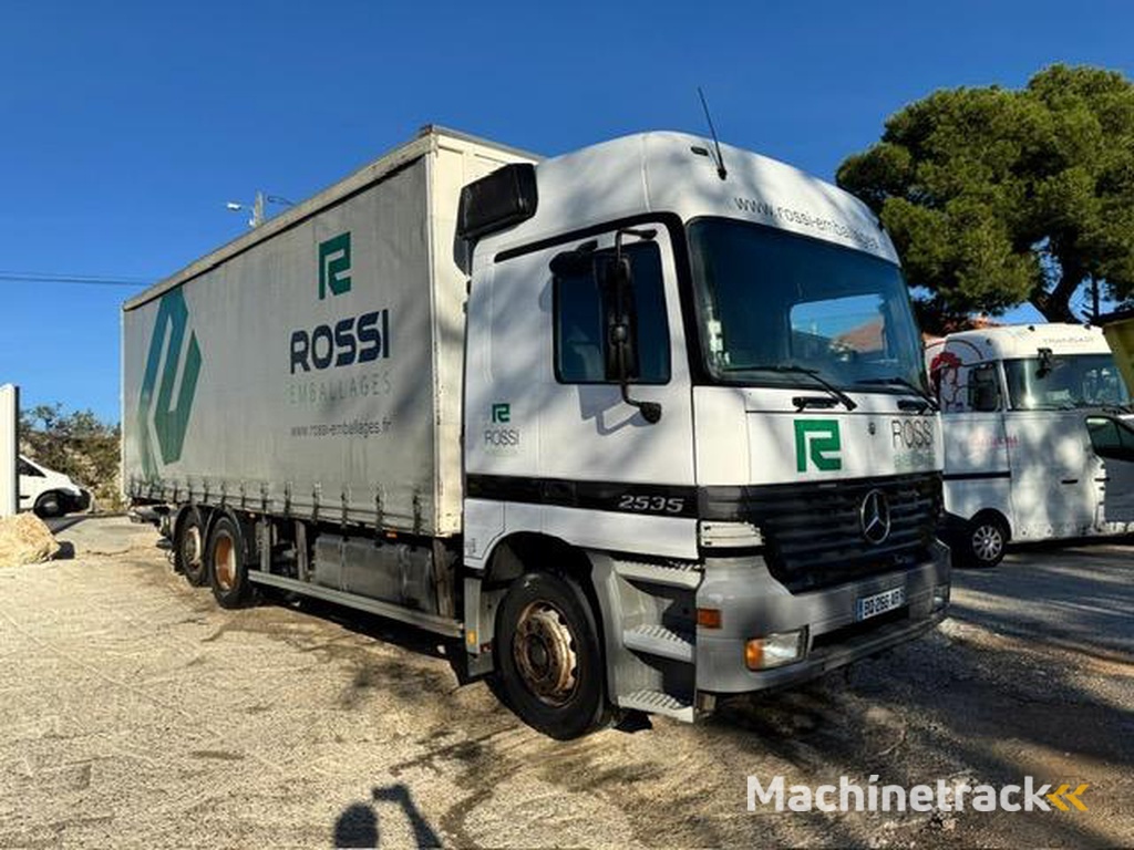Mercedes ACTROS 2535 PLATEAU RIDELLE BACHE HAYON
