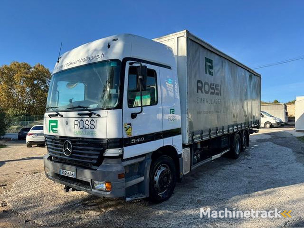 Mercedes ACTROS 2535 PLATEAU RIDELLE BACHE HAYON