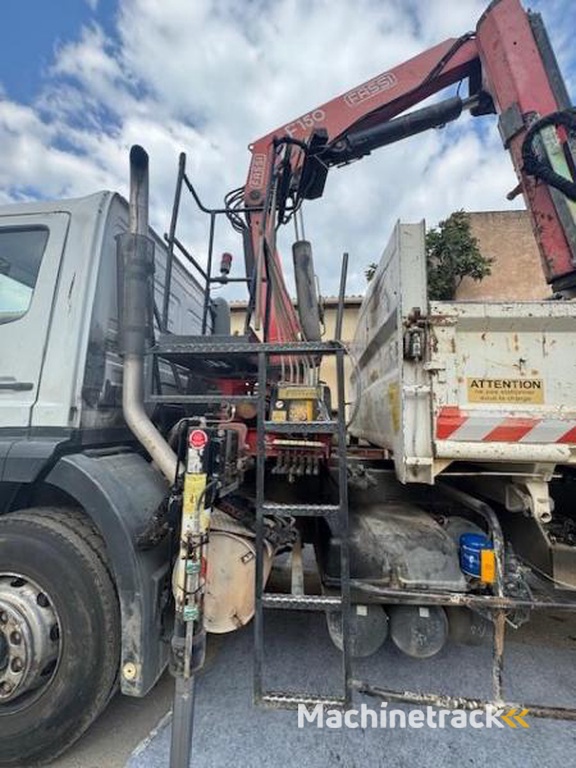 Mercedes AXOR 1828 BENNE GRUE FASSI