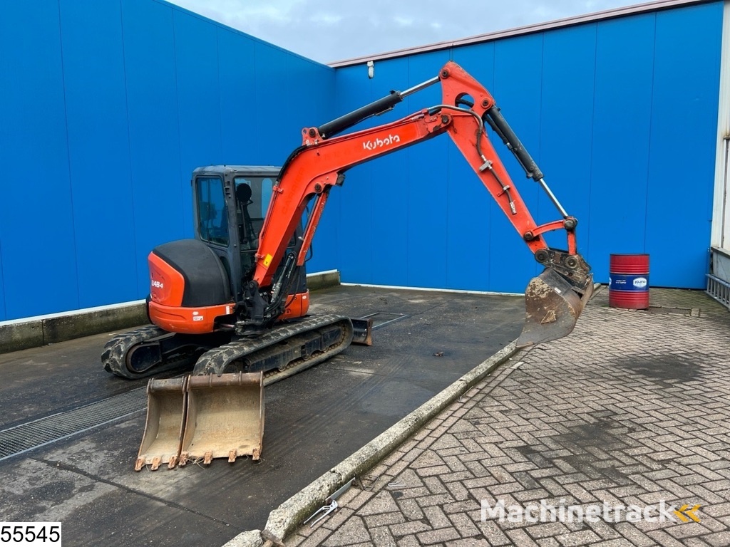 Kubota U 48 29.8 KW, 3 buckets, 2.777 operating hours
