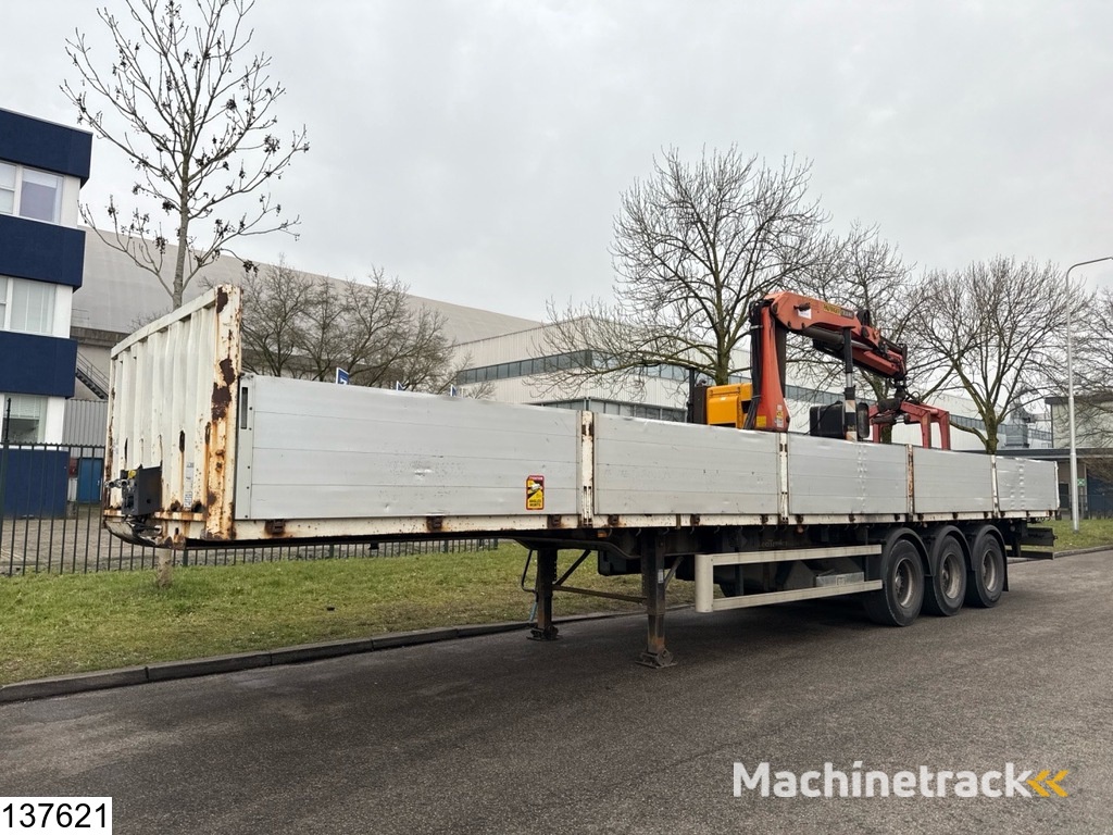 Lecitrailer open laadbak Palfinger PK15500, Remote