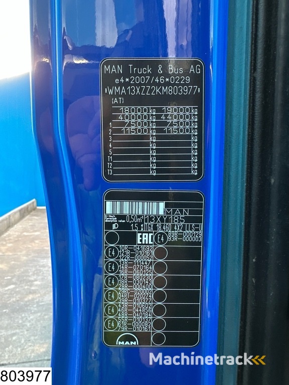 MAN TGX 18 460 EURO 6, Retarder, Standairco