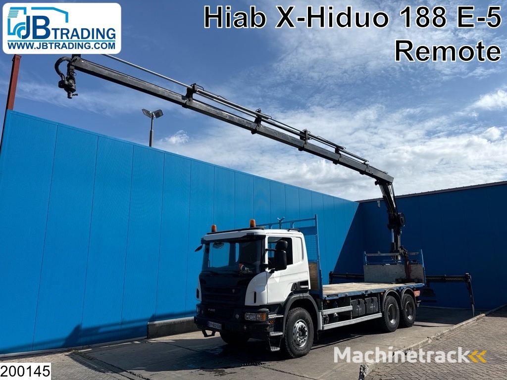 Scania P 410 6x4, EURO 6, Retarder, HIAB, Remote