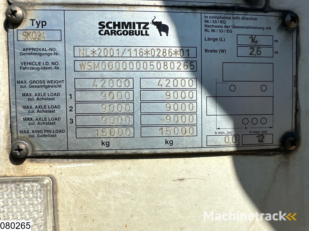 Schmitz Koel vries Carrier Vector 1550, Dhollandia