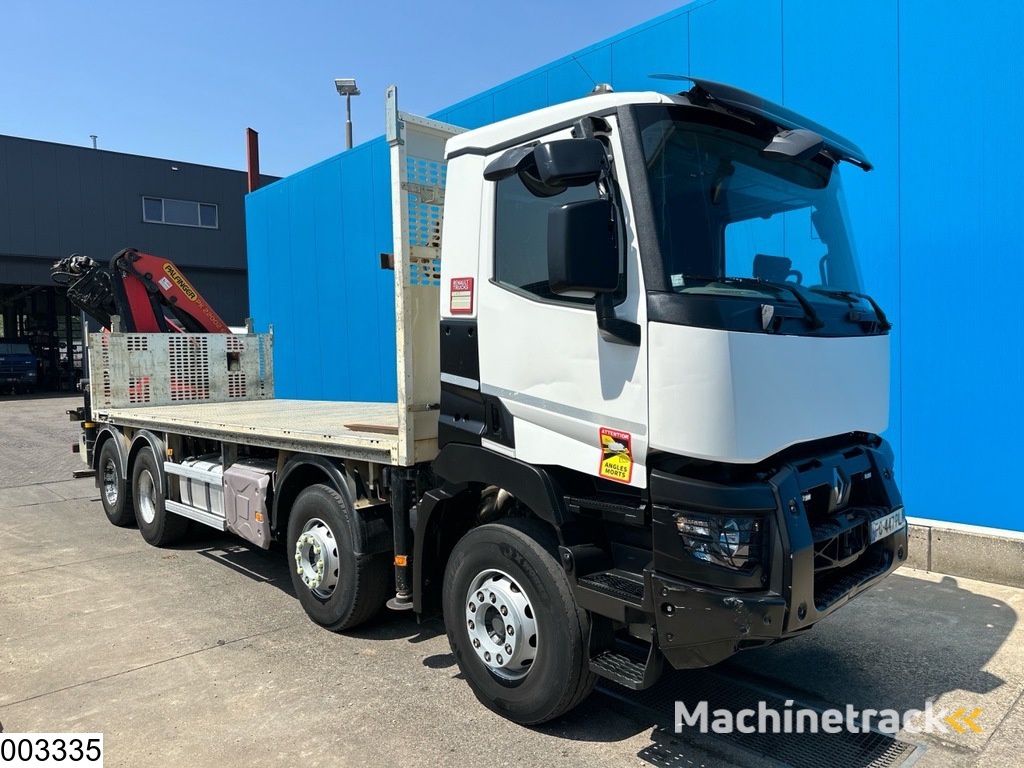 Renault C 430 8X4, EURO 6, Steel suspension, Palfinger