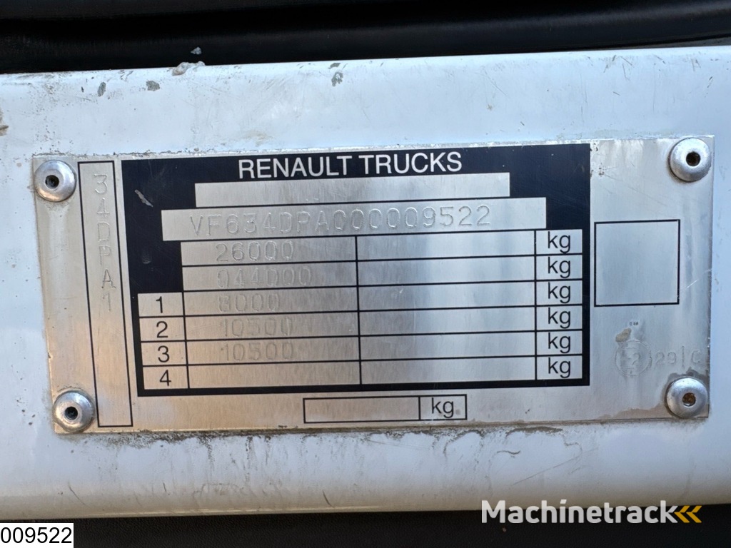 Renault Kerax 380 Dxi 6X4, EURO 5, Steel suspension