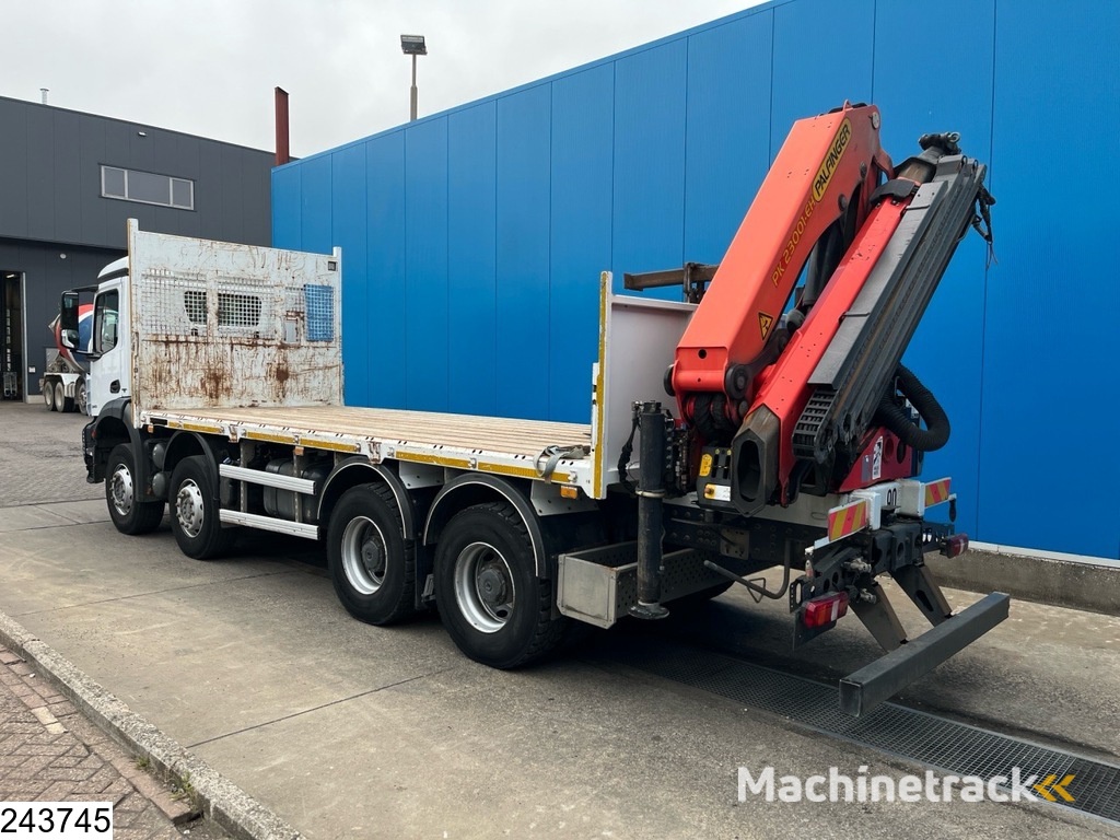 Mercedes Arocs 3240 8X4, EURO 6, Steel suspension, Palfinger