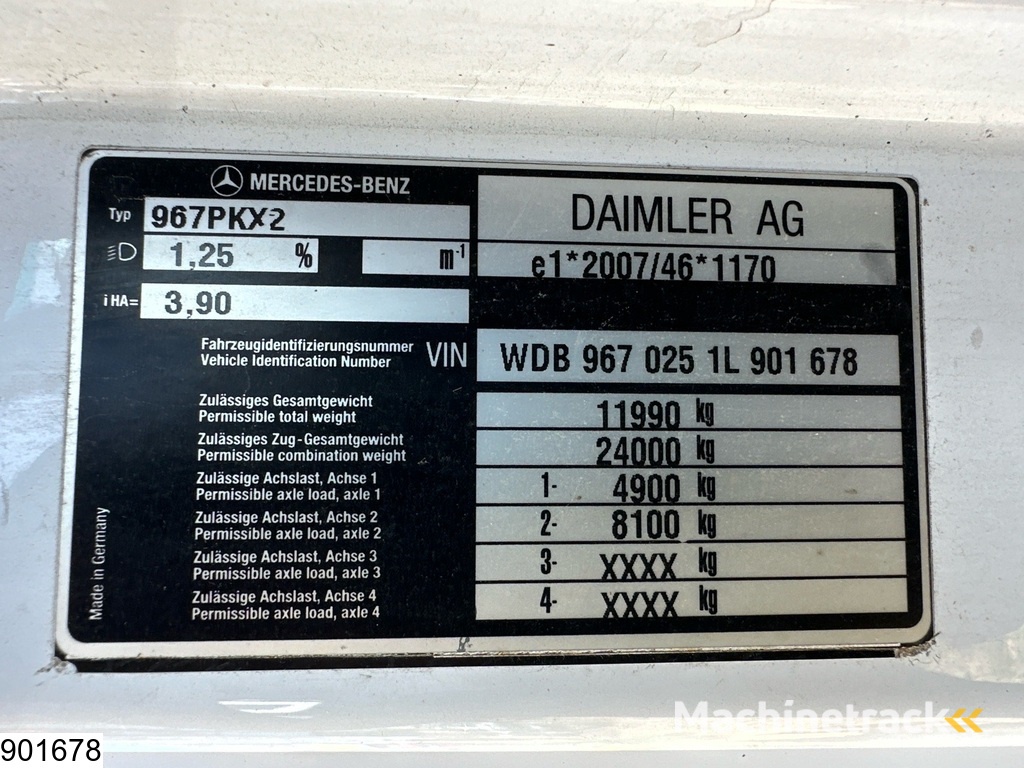 Mercedes Atego 1224 EURO 6, BDF, COMBI