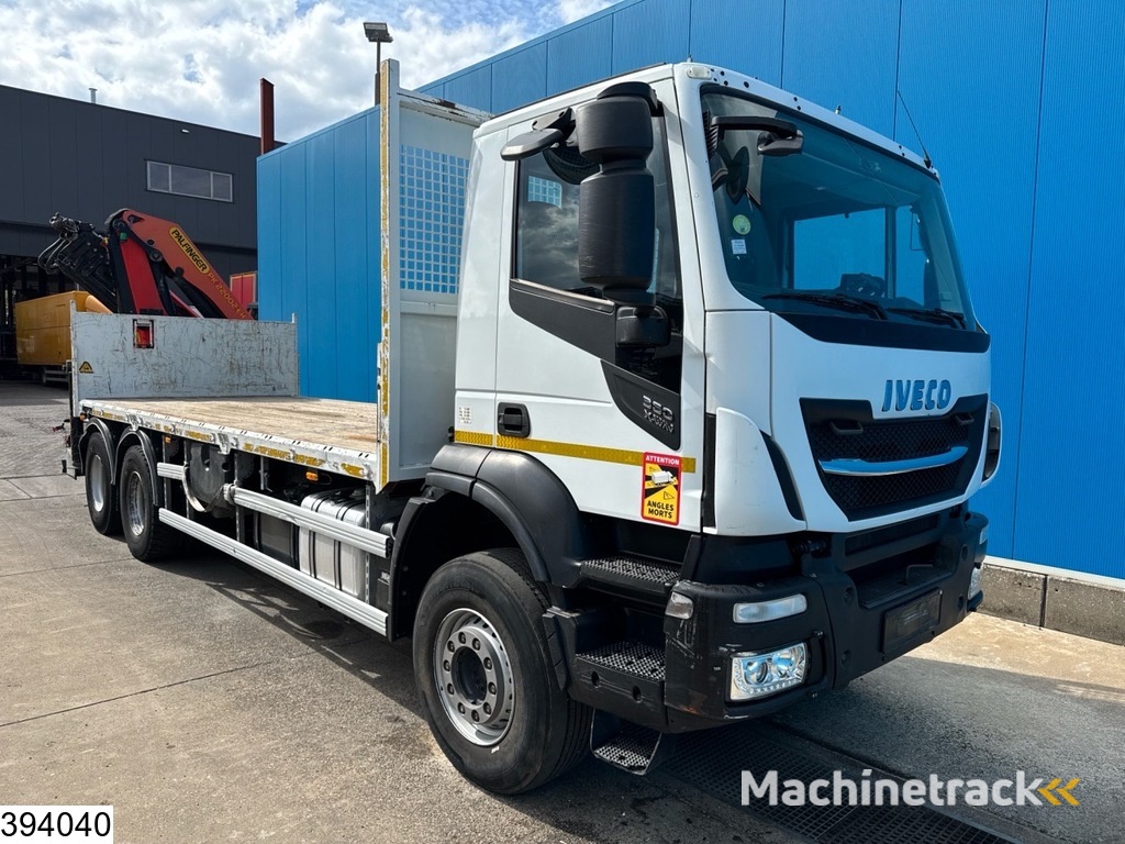 Iveco X-Way 360 6X4, EURO 6, Steel suspension, Palfinger