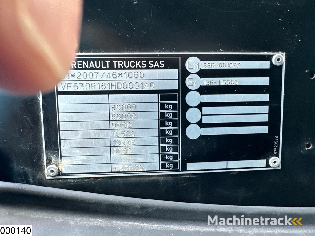 Renault C 430 8X4, EURO 6, HIAB, Remote