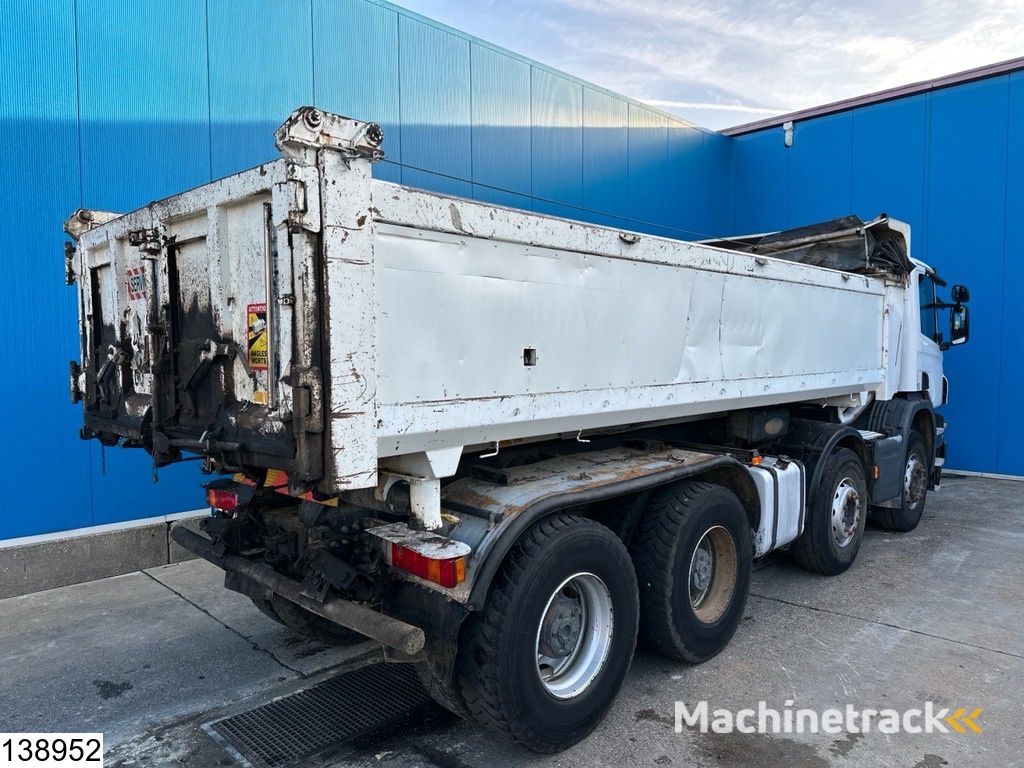 Scania P 380 8x4, Manual, Steel suspension