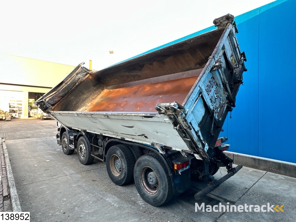 Scania P 380 8x4, Manual, Steel suspension