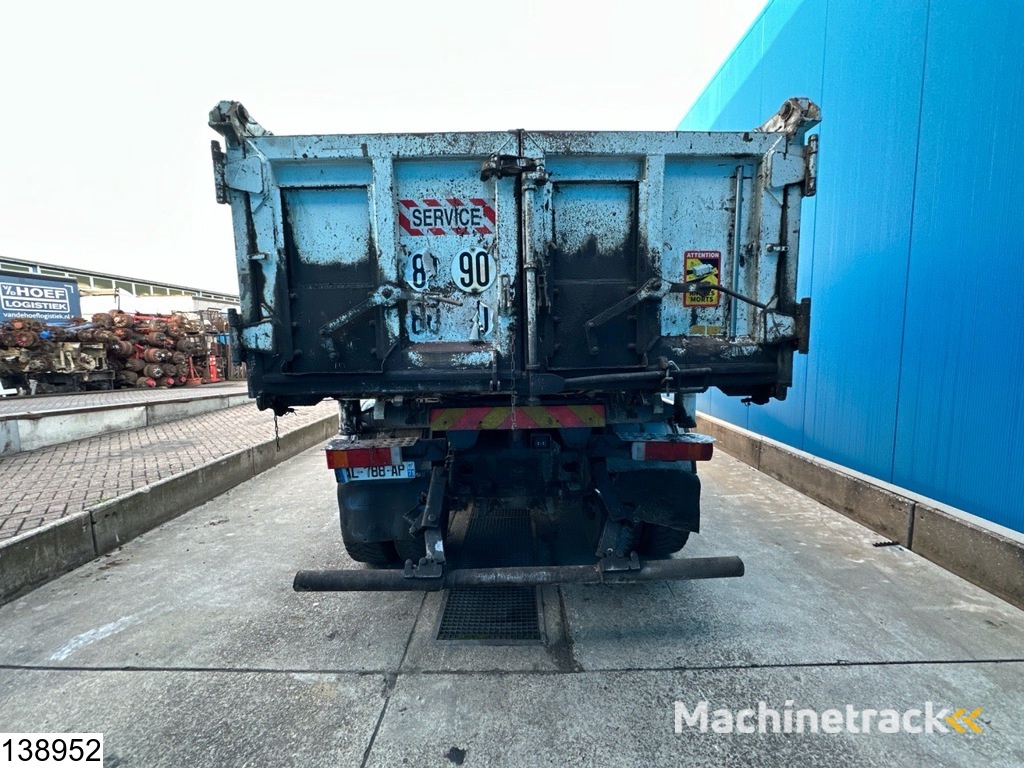 Scania P 380 8x4, Manual, Steel suspension