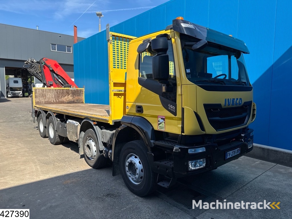 Iveco X-Way 480 8X4, EURO 6D, Retarder, Palfinger