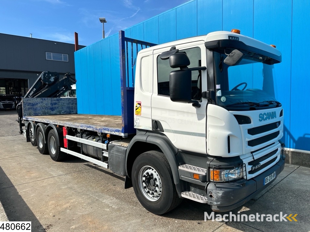 Scania P 410 8x4, EURO 6, HIAB, Remote, Steeringaxle