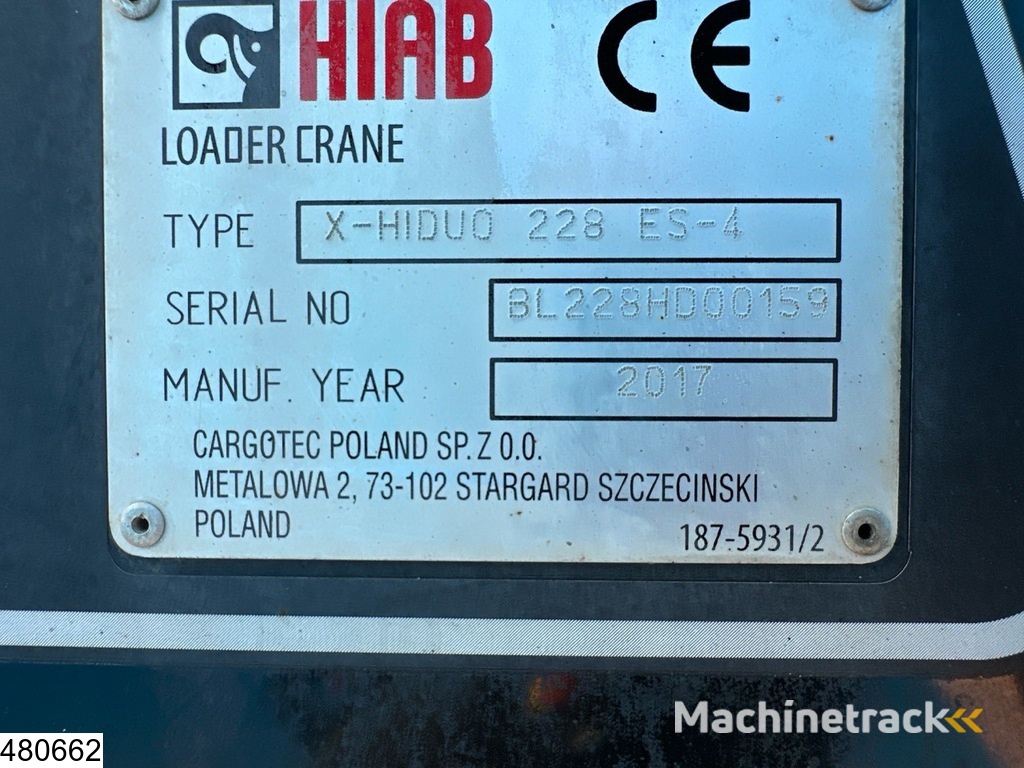 Scania P 410 8x4, EURO 6, HIAB, Remote, Steeringaxle