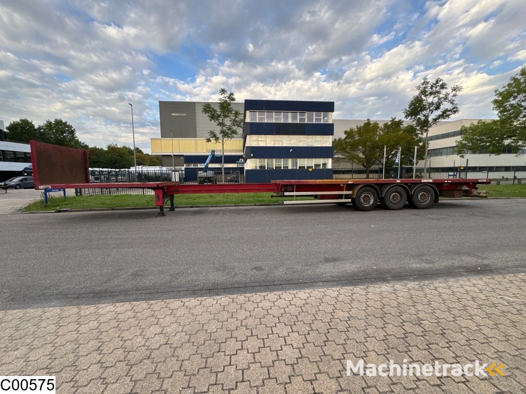 Robuste open laadbak 4.60 MTR extendable