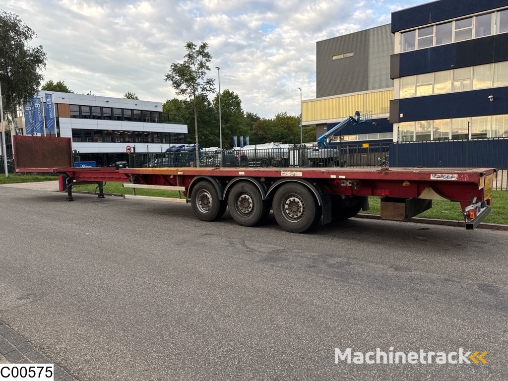 Robuste open laadbak 4.60 MTR extendable