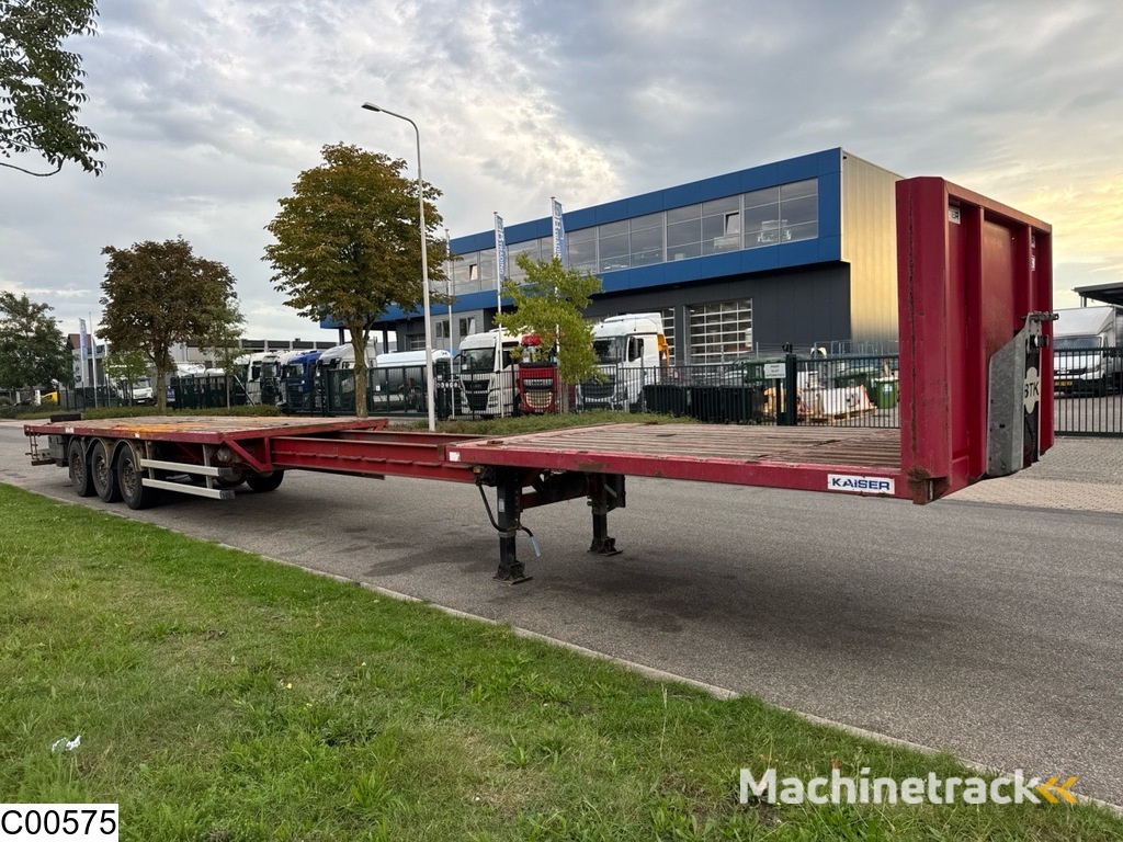 Robuste open laadbak 4.60 MTR extendable