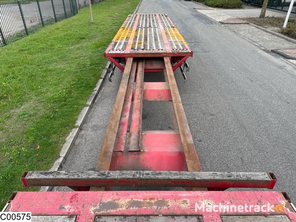 Robuste open laadbak 4.60 MTR extendable