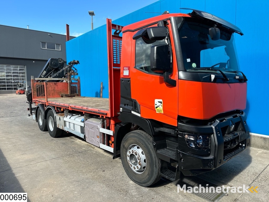 Renault C 430 EURO 6, Steel spring suspension, Hiab