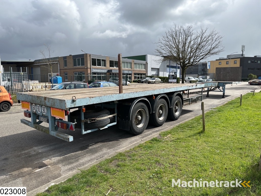 Nooteboom open laadbak 42000 KG, 7,15 mtr extendable