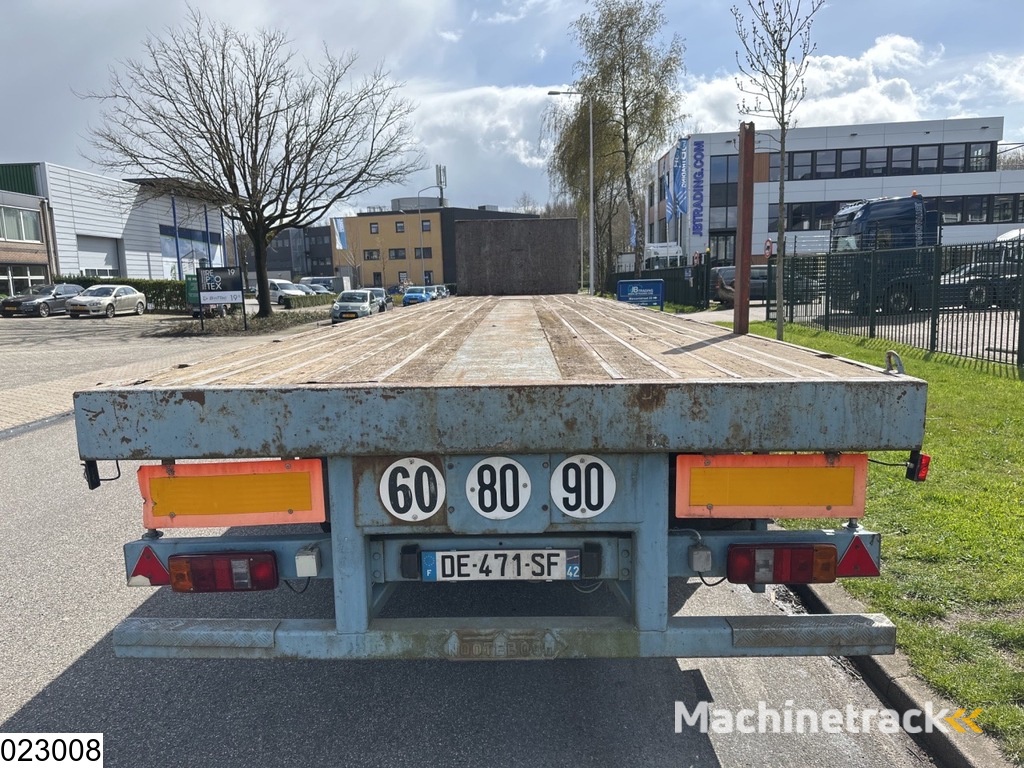 Nooteboom open laadbak 42000 KG, 7,15 mtr extendable