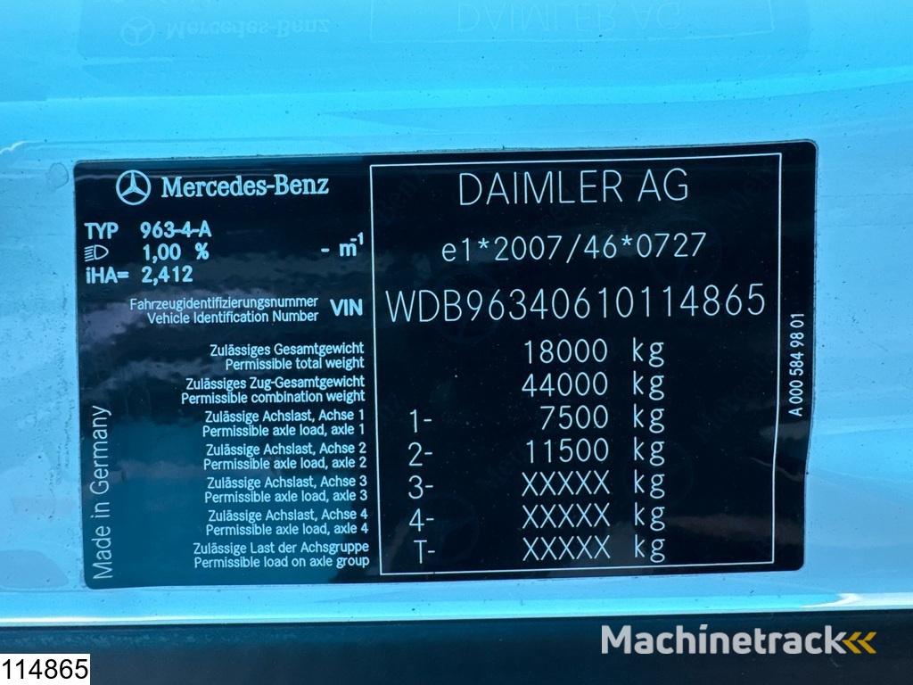 Mercedes Actros 1843  EURO 6