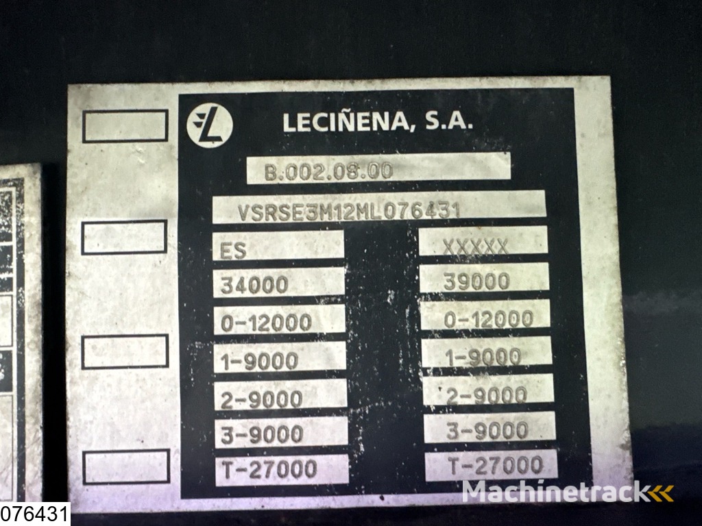 Lecinena Semie 42,000 kg, steering axle