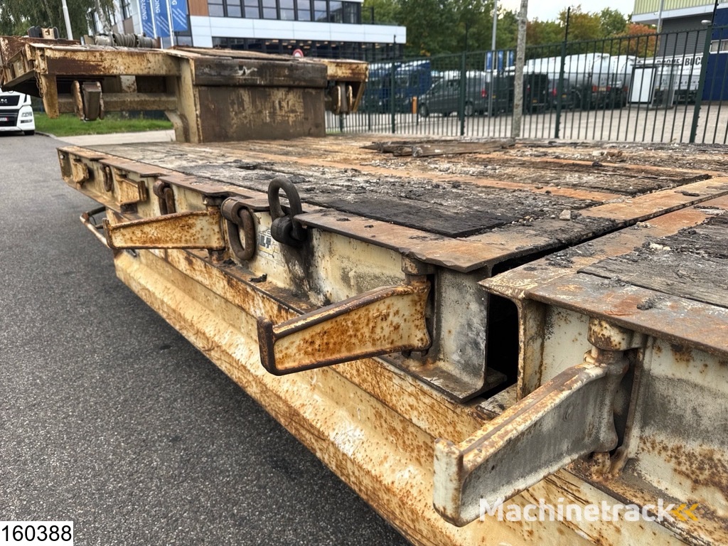 Louault Lowbed 34,000 kg, Steering axle, Hydraulic, Winch