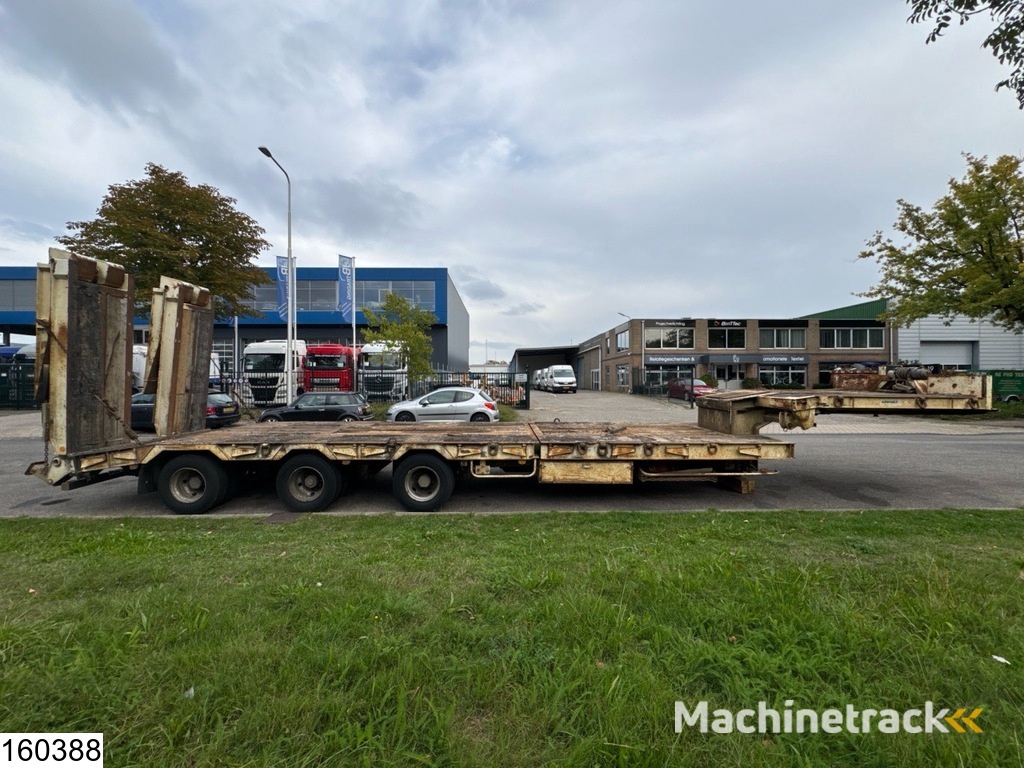 Louault Lowbed 34,000 kg, Steering axle, Hydraulic, Winch