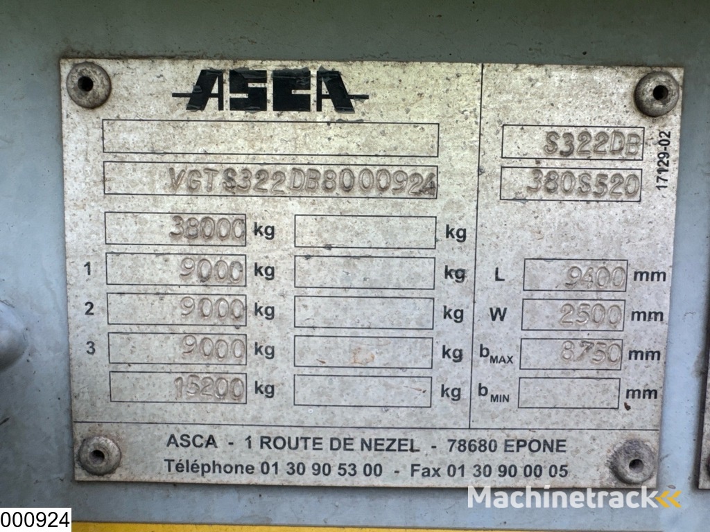 Asca Chassis 10 / 20 / 30 ft, ADR