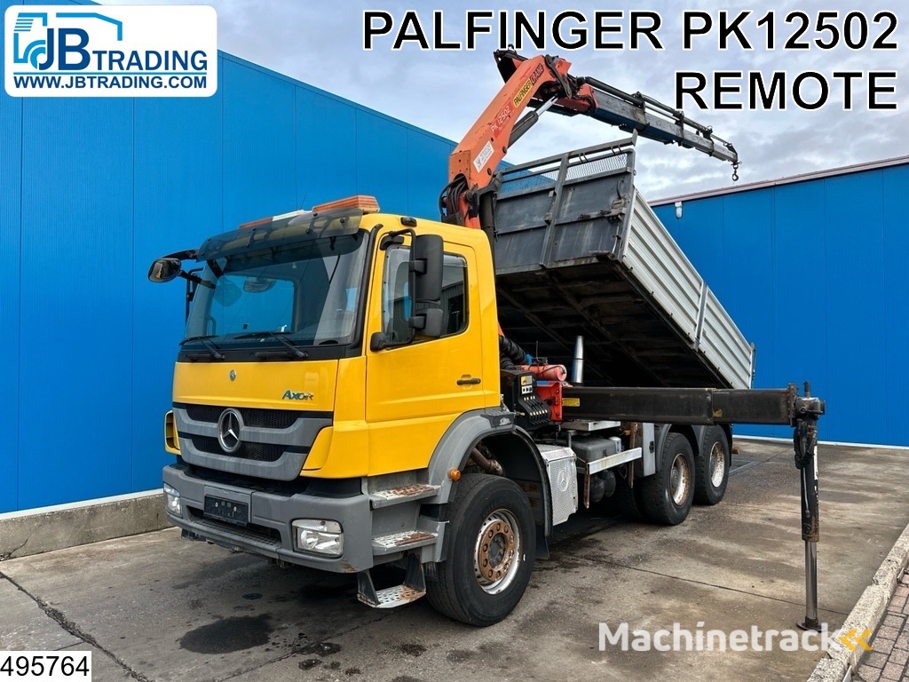 Mercedes Axor 2629 EURO 5, Palfinger, Remote, Steel