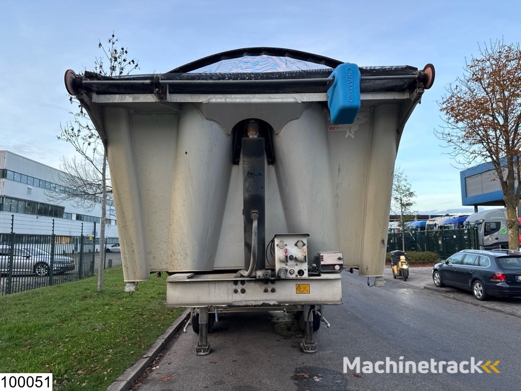 Benalu kipper Bladvering, Trommel, 24m3