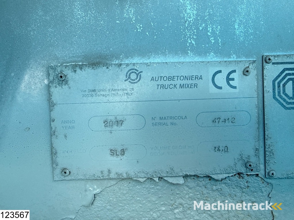 Scania P 380 8x4, Cifa, 8m3,, Manual