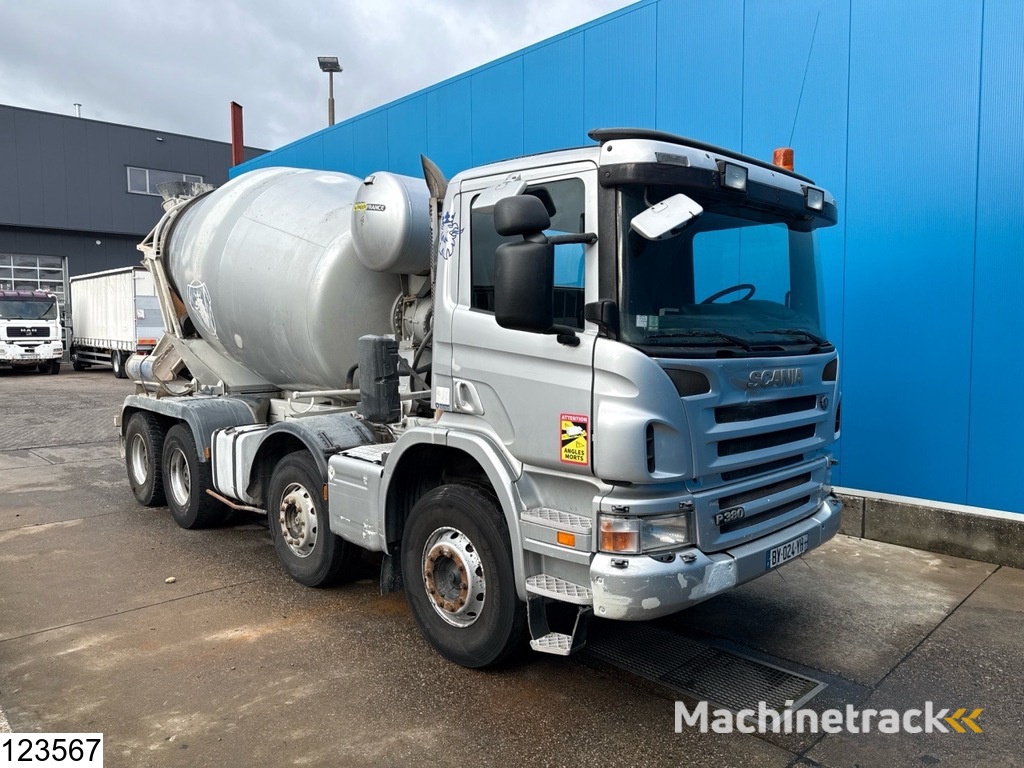 Scania P 380 8x4, Cifa, 8m3,, Manual