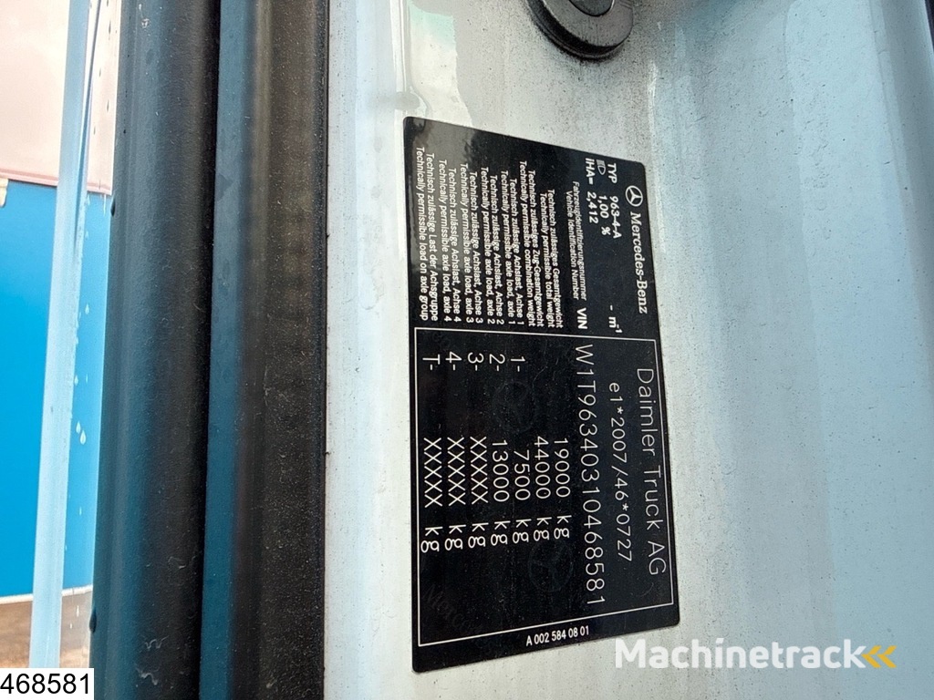 Mercedes Actros 1845 EURO 6, Mirrorcams, New tyres