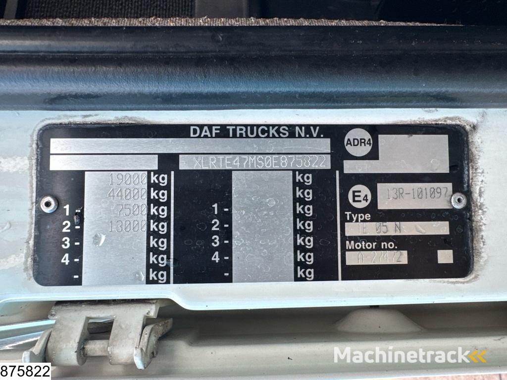 DAF XF 510 EURO 5, SSC
