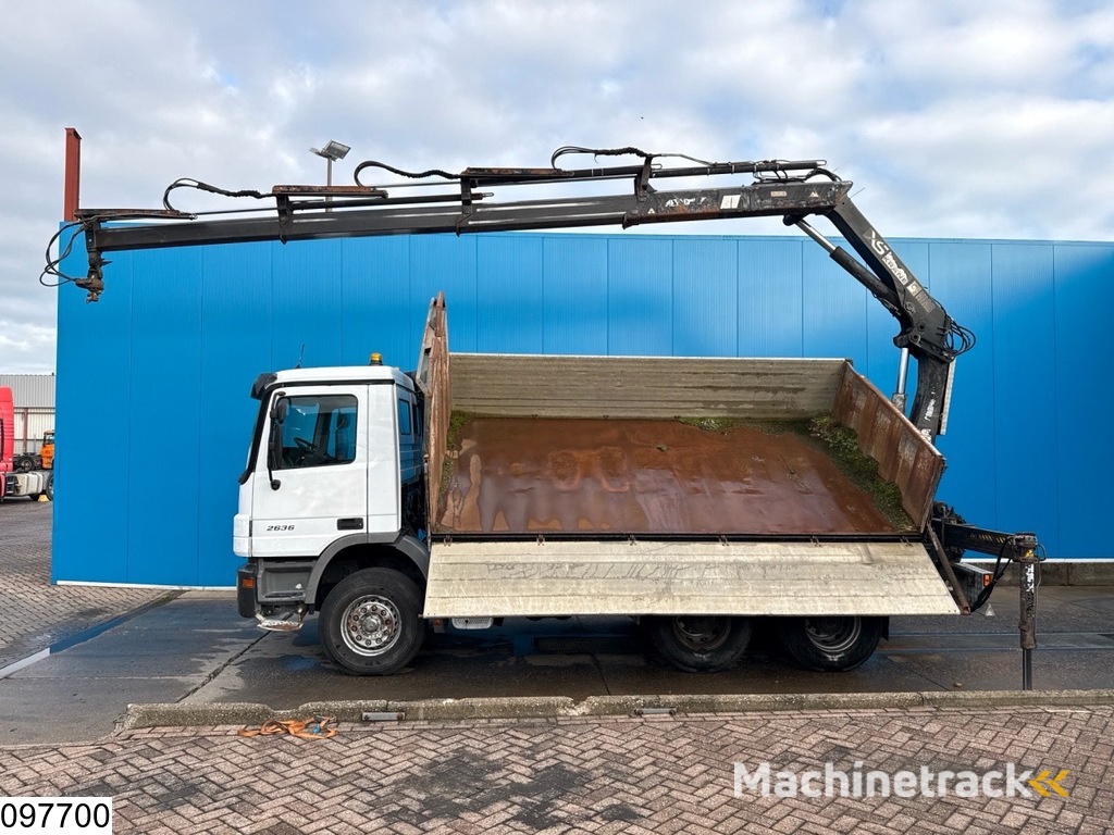 Mercedes Actros 2636 6x4, EURO 3, HIAB, Telligent 16