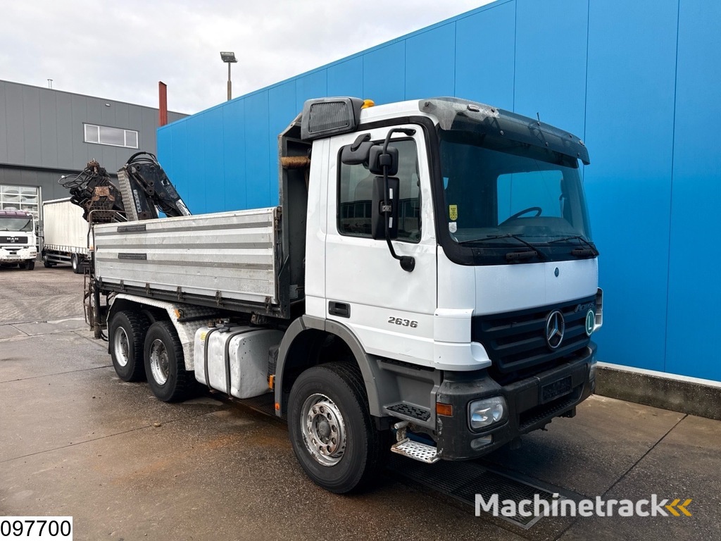 Mercedes Actros 2636 6x4, EURO 3, HIAB, Telligent 16