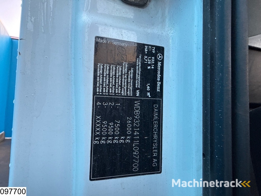 Mercedes Actros 2636 6x4, EURO 3, HIAB, Telligent 16