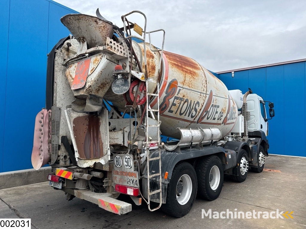 Renault Kerax 410 Dxi 8x4, EURO 4, 9m3, Steel suspension