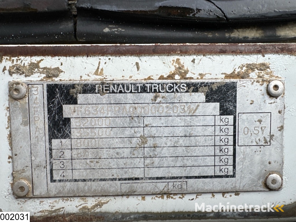 Renault Kerax 410 Dxi 8x4, EURO 4, 9m3, Steel suspension